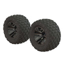 Arrma Dboots 'Fortress MT' Tire Set Glued Gun Metal (2) (ARA550086)