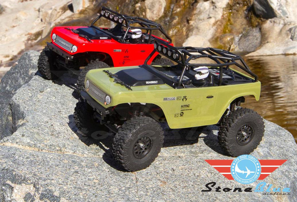 アキシャル SCX24 DEADBOLT Axial 1/24 SCX24 Deadbolt RTR Scale Mini Crawler (Green) w