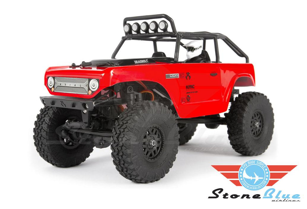 アキシャル SCX24 DEADBOLT Axial 1/24 SCX24 Deadbolt 4WD Rock Crawler Brushed RTR