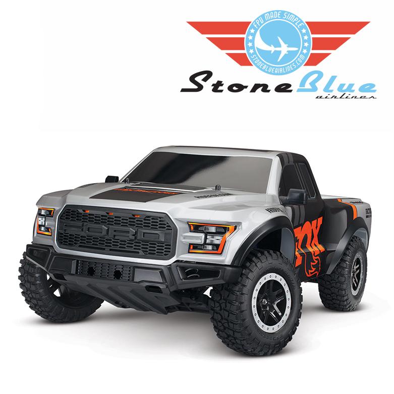 Traxxas Ford Raptor 1/10 BL-2S 2WD Replica Truck RTR – Stone Blue