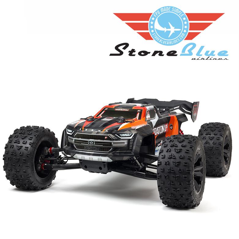 Arrma 1/5 KRATON 4X4 8S BLX Brushless Speed Monster Truck, Orange