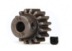 Traxxas Gear, 16-T pinion (1.0 metric pitch) (fits 5mm shaft)/ set screw (for use only with steel spur gears) 6487X