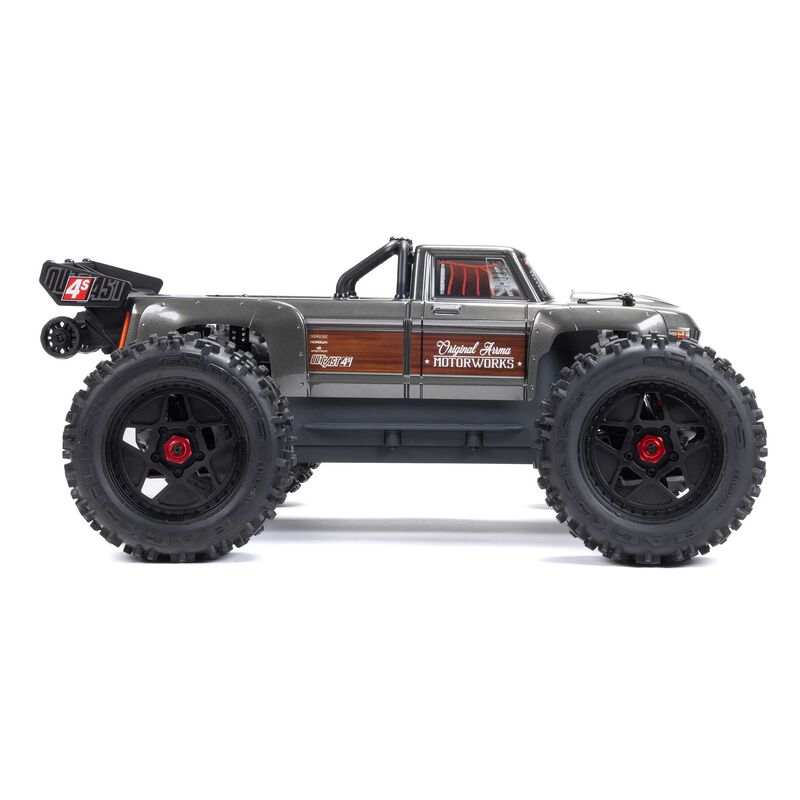 1/10 OUTCAST 4X4 4S V2 BLX Stunt Truck RTR, Gun Metal