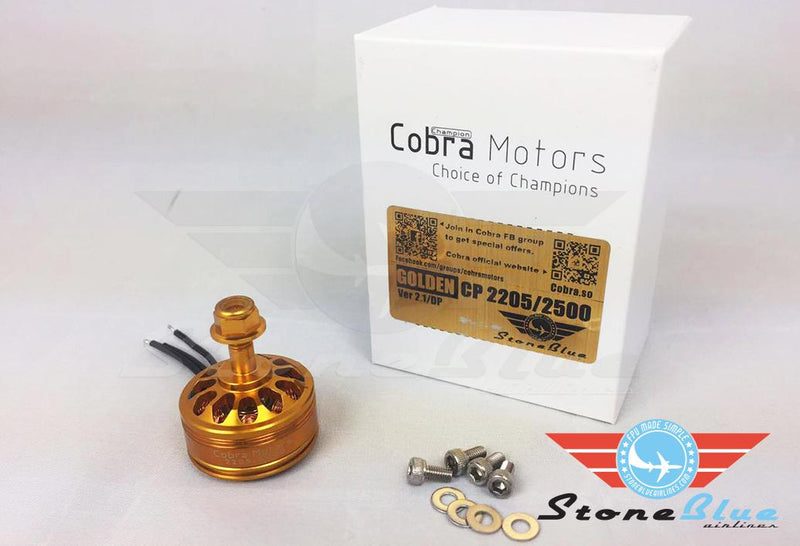Cobra Motor 2205 2500KV Champion Series "Golden"
