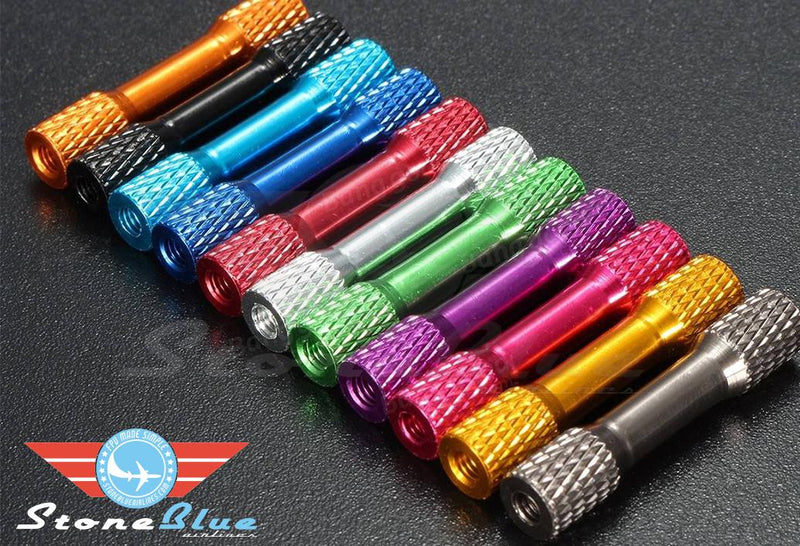 Aluminum Knurled Standoff 30mm