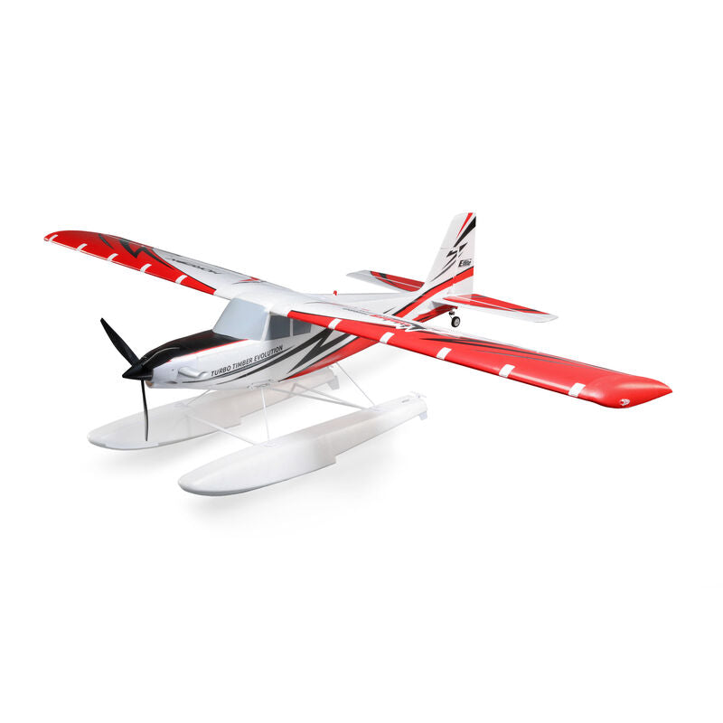 E-flite Turbo Timber Evolution 1.5m BNF Basic, includes Floats
