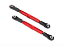 Camber links, front (red-anodized, aluminum, 3643R