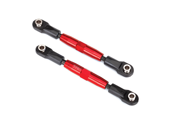 Camber links, rear (TUBES red-anodized 3644r