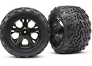 Talon Tires/Wheels assembled, glued (2.8") (black chrome) 3669a