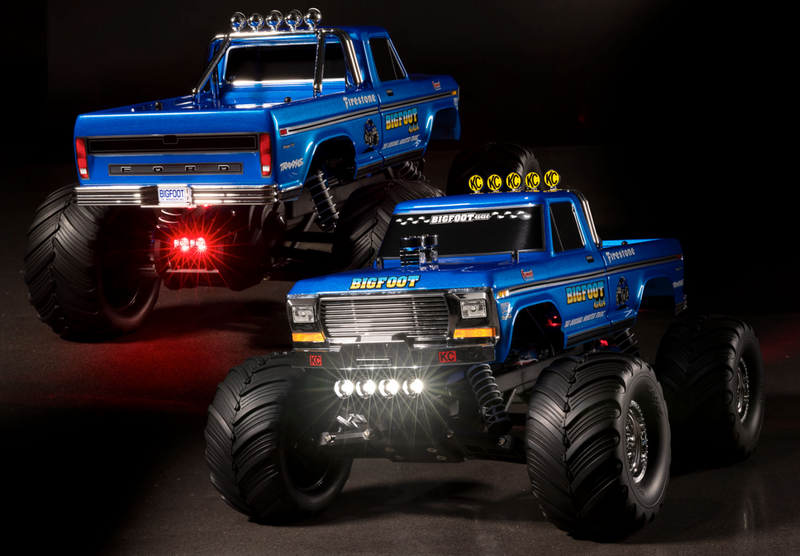 Traxxas Bigfoot 1 10 2WD Monster Truck RTR Stone Blue Hobbies