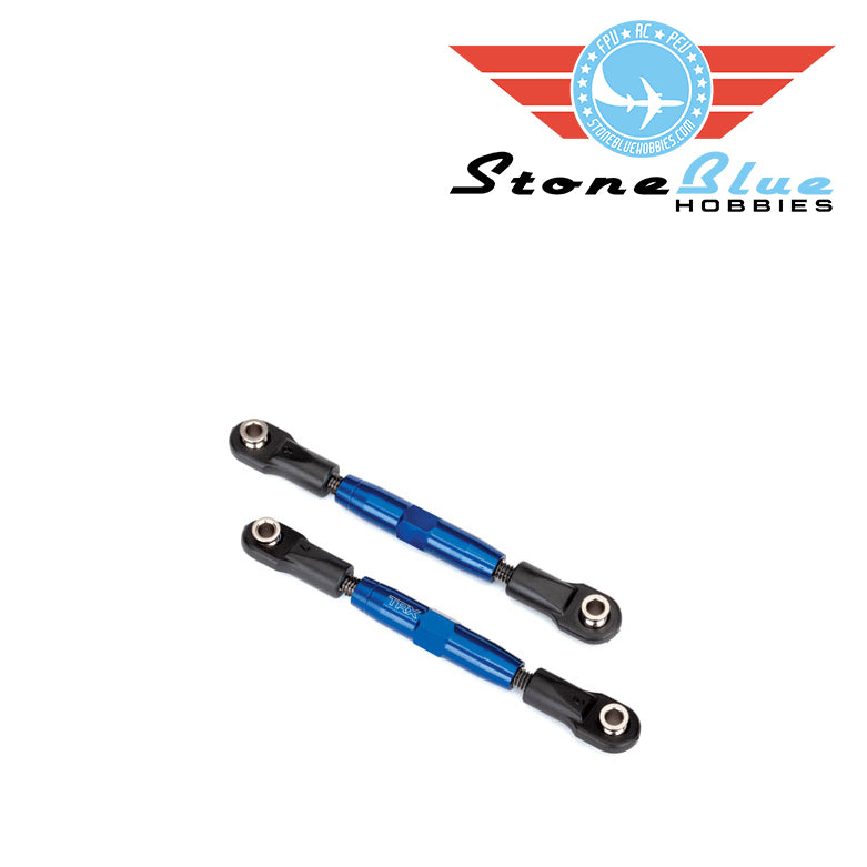 Traxxas Camber links, front, TUBES blue-anodized, 7075-T6 aluminum 3643x