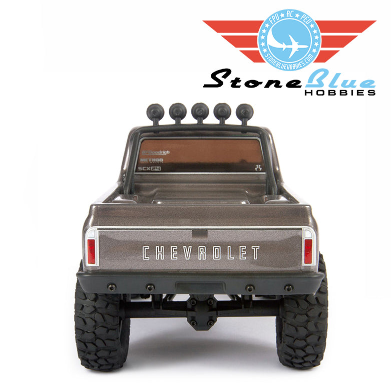 Axial 1/24 SCX24 1967 Chevrolet C10 4WD Truck Brushed RTR, Silver