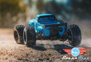 Arrma 1/8 NOTORIOUS 6S BLX 4WD Brushless Classic Stunt Truck, Blue