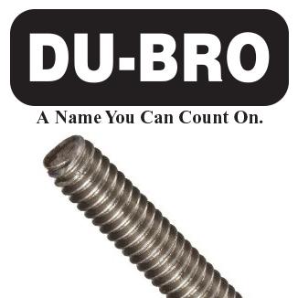 Du-Bro 2-56 Fully Thread Rod Single 12"