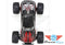 ECX 1/18 Ruckus 4WD Monster Truck RTR, Black-Red *IN STORE PURCHASE ONLY*