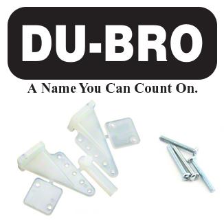 Du-Bro T-Style Nylon Control Horn Set