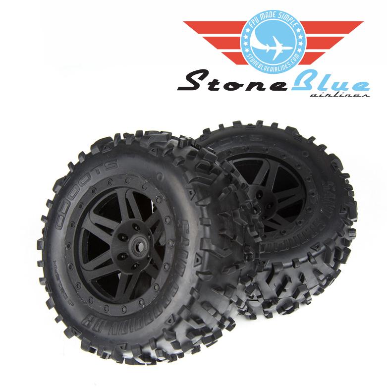 DBOOTS 'Sand Scorpion DB XL' Tyre Set Glued (Black) (2PCS-Rear)