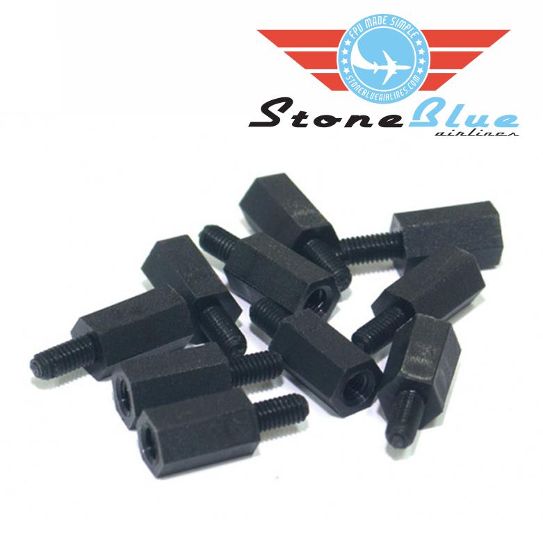Nylon Standoffs M3x14x6mm – Stone Blue Hobbies